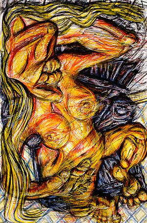 drawing #9 by Jerry Pagane
